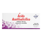 Acido Acetilsalicílico 100mg C/30 Tabletas Lr Ultra