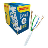 Cabo Lan 4 Pares Alarme Megatron 4x0.5 Caixa 300mt Branco