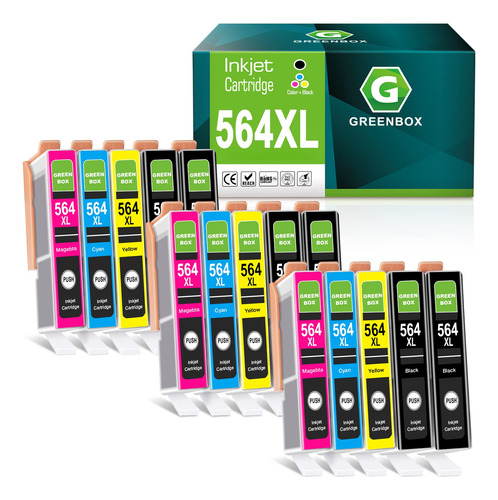 Cartucho De Tinta Greenbox Compatible 564xl Para Hp 564xl