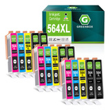 Cartucho De Tinta Greenbox Compatible 564xl Para Hp 564xl