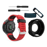 Kit Pulseira Para Forerunner 235 735xt + 2 Anel Extra + Case