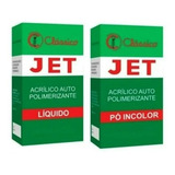 Kit Resina Acrílica Auto Jet Liq 120ml +220g Pó Inc Classico