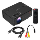 Kit Proyector Gadnic + Cable Hdmi 2000 Lumens 1080p Hdmi