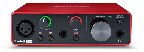 Focusrite Scarlett Solo 3ra Gen Interfaz Usb Para Grabación