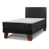 Cama Europea Therapedic Plus Flex 1 Plaza + Respaldo Modern