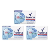 Kit 3un Sabonetes Em Barra Limpeza Profunda 84g - Rexona