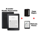 E-reader Kindle Paperwhite + Capa + Película