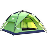 Camping Carpa Armado Automatico 3-4 Personas Doble Capa