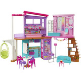 Casa De Vacaciones Muñecas Barbie Niñas Amueblada Juegos :)