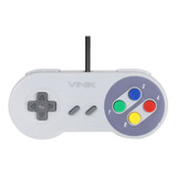 Controle Para Pc Vinik Com Fio Usb Snes - 107483 Cor Cinza