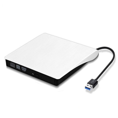 Gravador Externo Dvd Usb 3.0 Preto Ou Branco Com Nota Fiscal