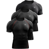 Pack De 3 Camisetas De Entrenamiento Atlético Para Hombre, P