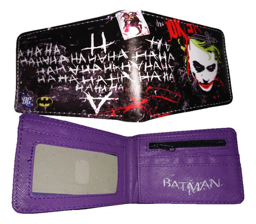 Cartera Batman Joker Guason Videojuegos Billetera Hombre 