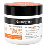 Hidratante Facial Neutrogena Antissinais Fps 22 100g