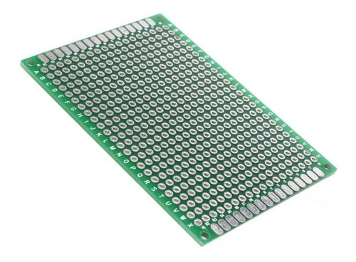 Placa Perforada Pcb Fr4 Doble Cara 50 X 70mm Para Prototipos