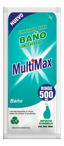 Limpiador De Baño Multimax X 100 Ml