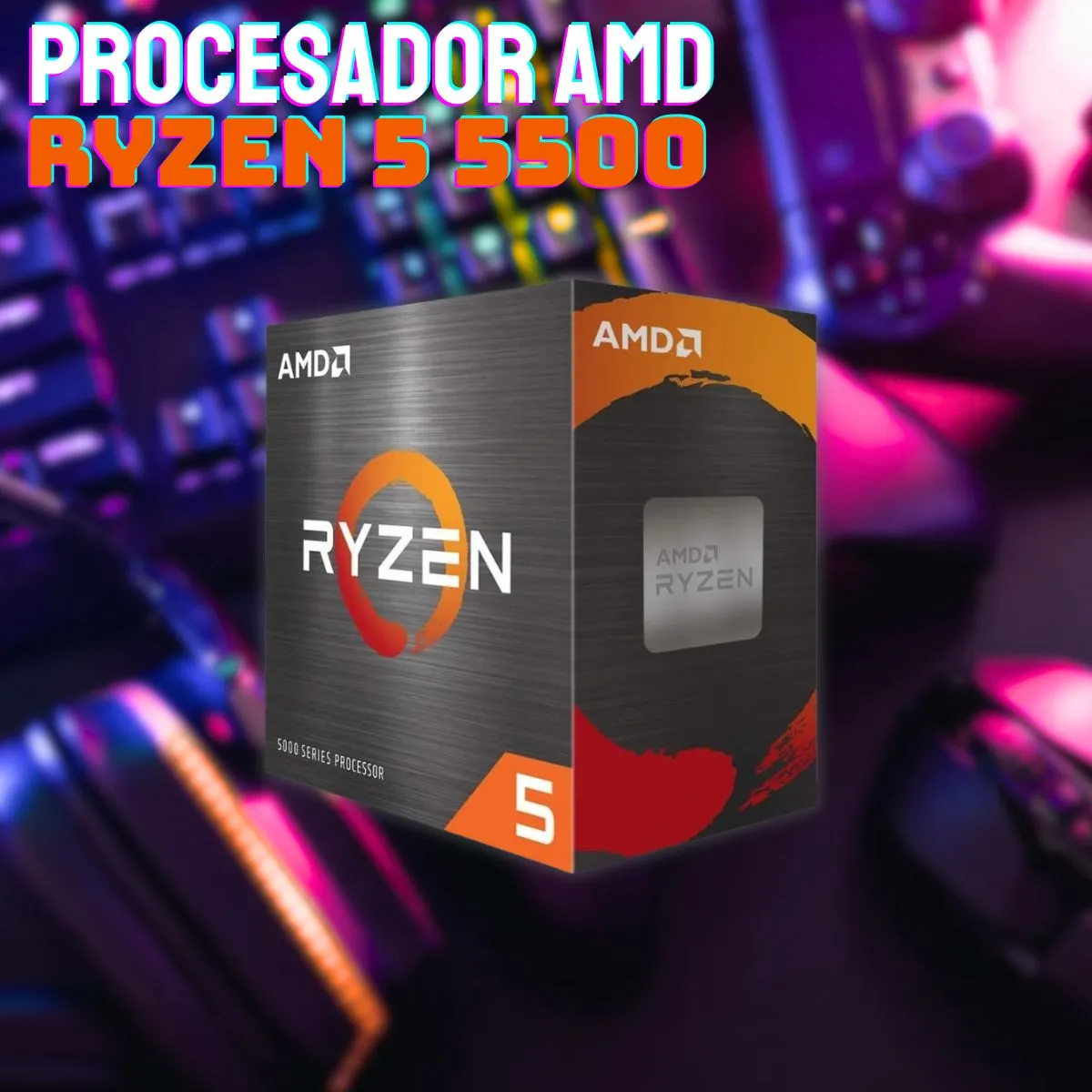 PC GAMER RYZEN 5 RTX 3050 16GB RAM 1TB SSD + MONITOR 24
