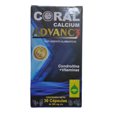 Ultra Advance Coral Calcium Con 30 Caps De 500 Mg C/u