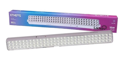 Luz Linterna Led De Emergencia Etheos 15w / 90 Leds Luz Fría