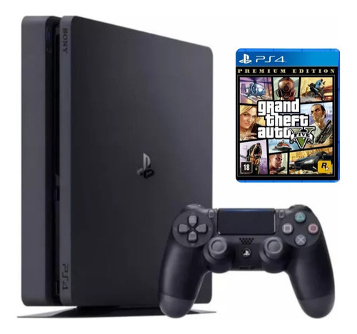 Playstation 4 Console Ps4 1tb + 1 Jogo Original