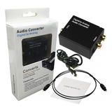 Adaptador Audio Convertidor Optico Digital A Rca Plug 3,5