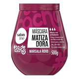 Salon Line Tô De Cacho Máscara Matizadora Marsala Roxo 500g