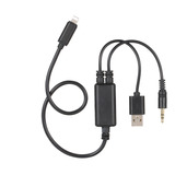 Cable De Audio Bmw Lead Audio 7 Y Adaptador Para iPhone iPod