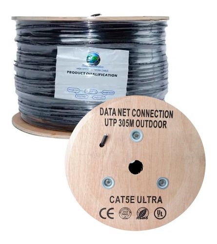 Cable Utp Cat 5e Uso Exterior Aleación 305 Metros 