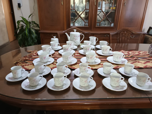 Juego De Té Y Café Porcelana Tsuji 49 Piezas