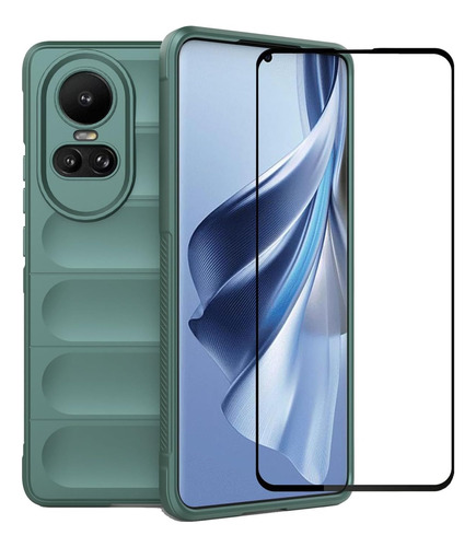 Soft Case Funda Tpu Uso Rudo Silicona Para Oppo Reno 10+mica