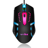 Mouse Gamer Con Cable Usb Scroll Optico Y Luces De Colores