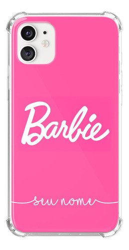 Capa Capinha Com Nome Personalizada Barbie 1