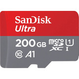 Cartão De Memória Sandisk 200gb Ultra Micro Sdxc Sdsqua4200g