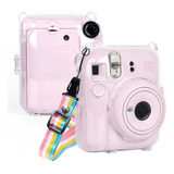 Funda Rígida De Cristal Para Cámara Fujifilm Instax Mini 12