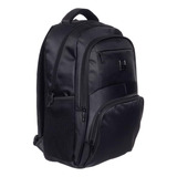 Mochila Business Unicross 18.5 Lsyd Color Negro Diseño De La Tela Liso