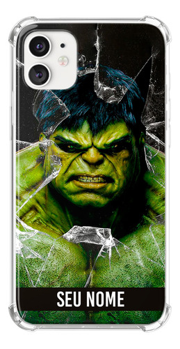 Capa Capinha Com Nome Personalizada Hulk