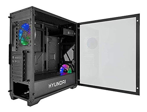 Hyundai Blaze Atx Mid Tower Gaming Computer Case Chasis Con 