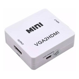 Convertidor Vga A Hdmi Video Audio Video Fullhd 1080p 1819an