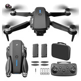 Drone Profesional Doble Camara 4k Con Luces Led + 2 Baterias