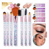 Set De Brochas X7 Brillante Glitter Maquillaje Make Up