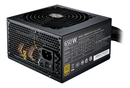 Fuente Atx Cooler Master Mwe Gold V2 650w 80 Plus Gold