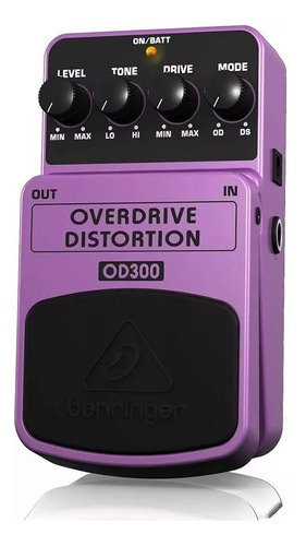 Pedal Efecto Behringer Od300 Overdrive Distorsión