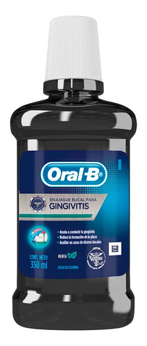 Enjuague Bucal Oral-b Gingivitis 350ml