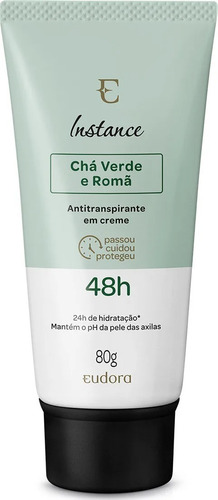 Antitranspirante Em Creme Eudora Instance Chá Verde