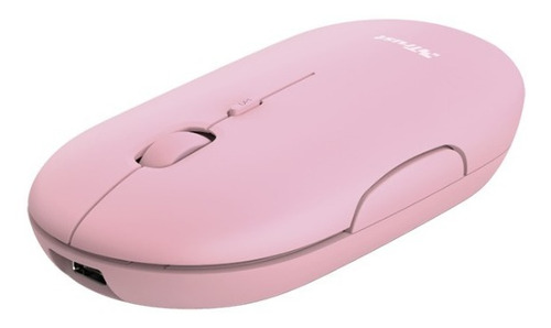 Mouse Bluetooth Recargable Minimalista Trust Puck Rosa