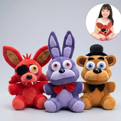 3pcs Peluche Foxy Baby Fnaf Five Nights At Freddy's18cm | Envío gratis