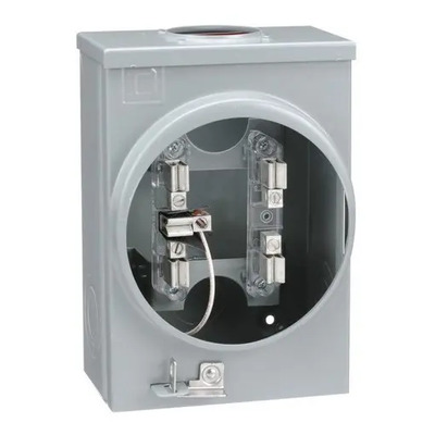 Ms Base Unitari A, 100 A 1f, 3h, 5 Terminales, - Ms1005j Gris