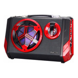 Parlante Philco Dj Speakers Djp20 Portátil Con Bluetooth Negro Y Rojo 220v