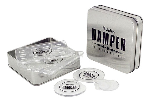 Abafador Gel Dolphin P/ Tambores Colavel Damper C/4 Unidades