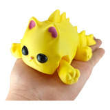 Juguete Gatosaurio Articulado Figura Gato Dinosaurio Flexibl